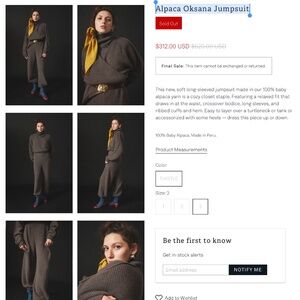 ISO Alpaca Oksana Jumpsuit